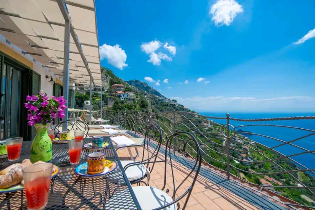 Casa L'Incanto In Amalfi Coast Con Terrazza Vista Mare Furore Exterior photo
